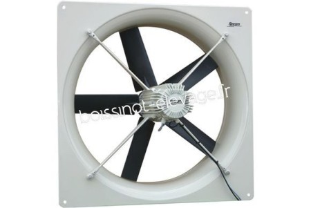 Ventilateur monophasé F-1435 dia 35 - 3660m³/h - 216W - 0.93Amp. - 46dB