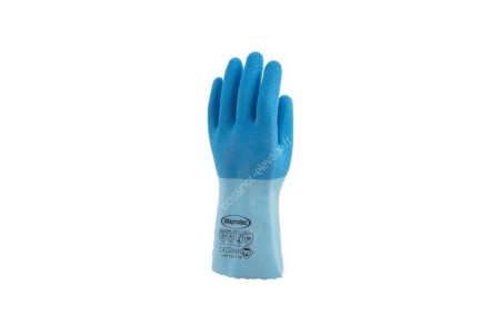 Gants enduits latex adhérisé