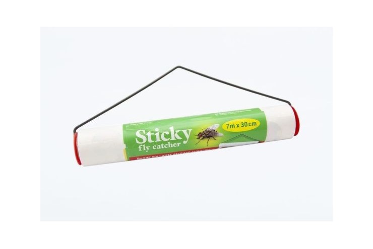 Bande attrape-mouches collante Sticky 7mx30cm