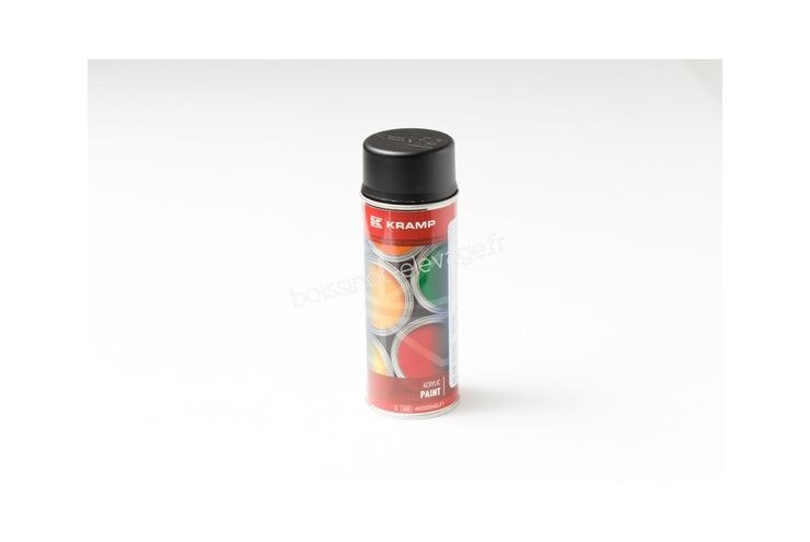 Bombe de peinture noir mat 400mL