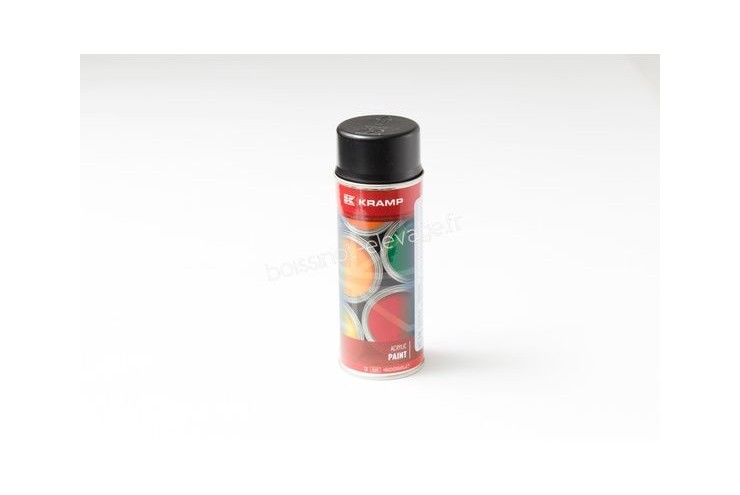 Bombe de peinture noir semi-brillant 400mL