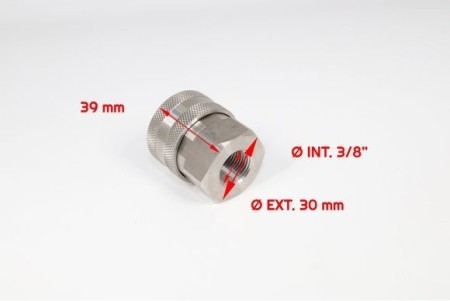 Coupleur femelle 3/8 inox