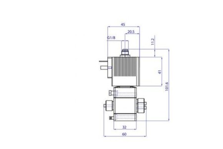 Distributeur 4-2 24v tuyau 4x6