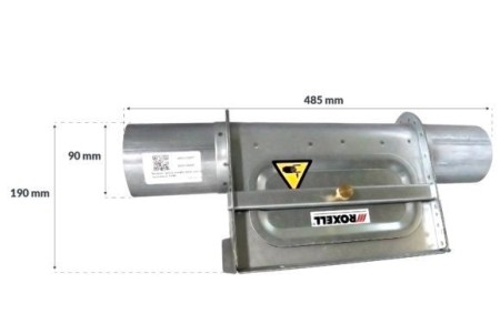 Embase galva simple sans axe et roulement FA90