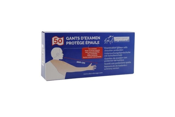 Gants protège épaule orange - Boîte de 50