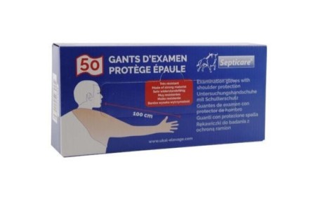 Gants protège épaule orange - Boîte de 50